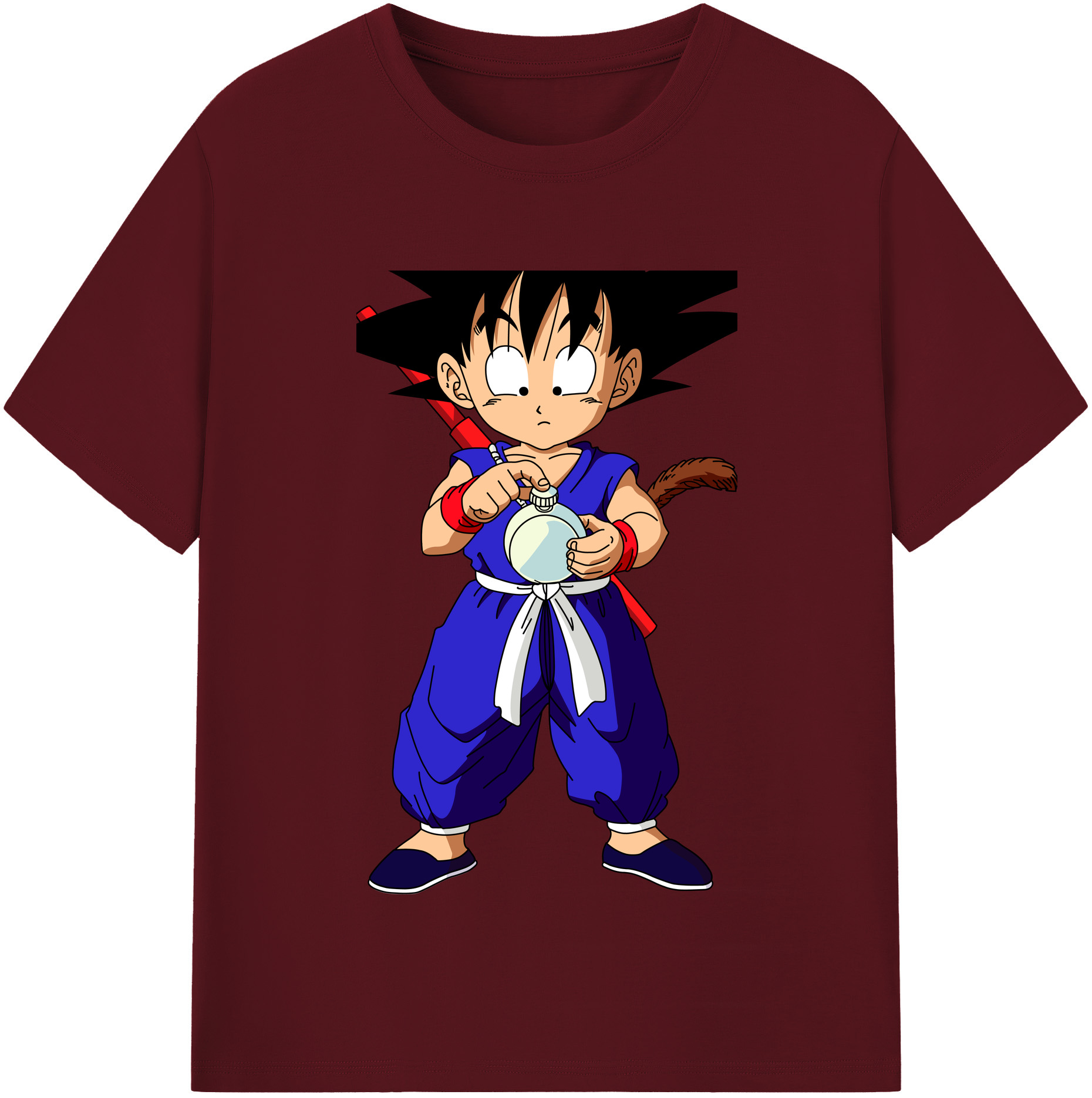 （画像用） ドラゴンボール 孫悟空（そん ごくう）Son Goku カカロット DRAGON BALL Kakarotto 綿100％半袖Tシャツ（フロントプリント）